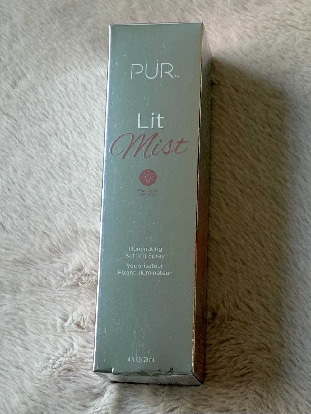NWT PUR Minerals Lit Mist Illuminating Setting Spray 120 mL